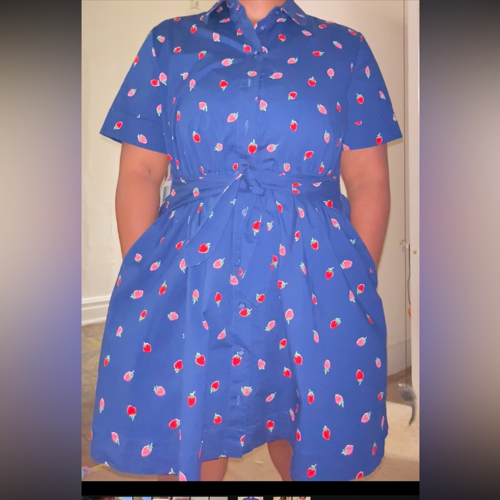 kate spade strawberry dress